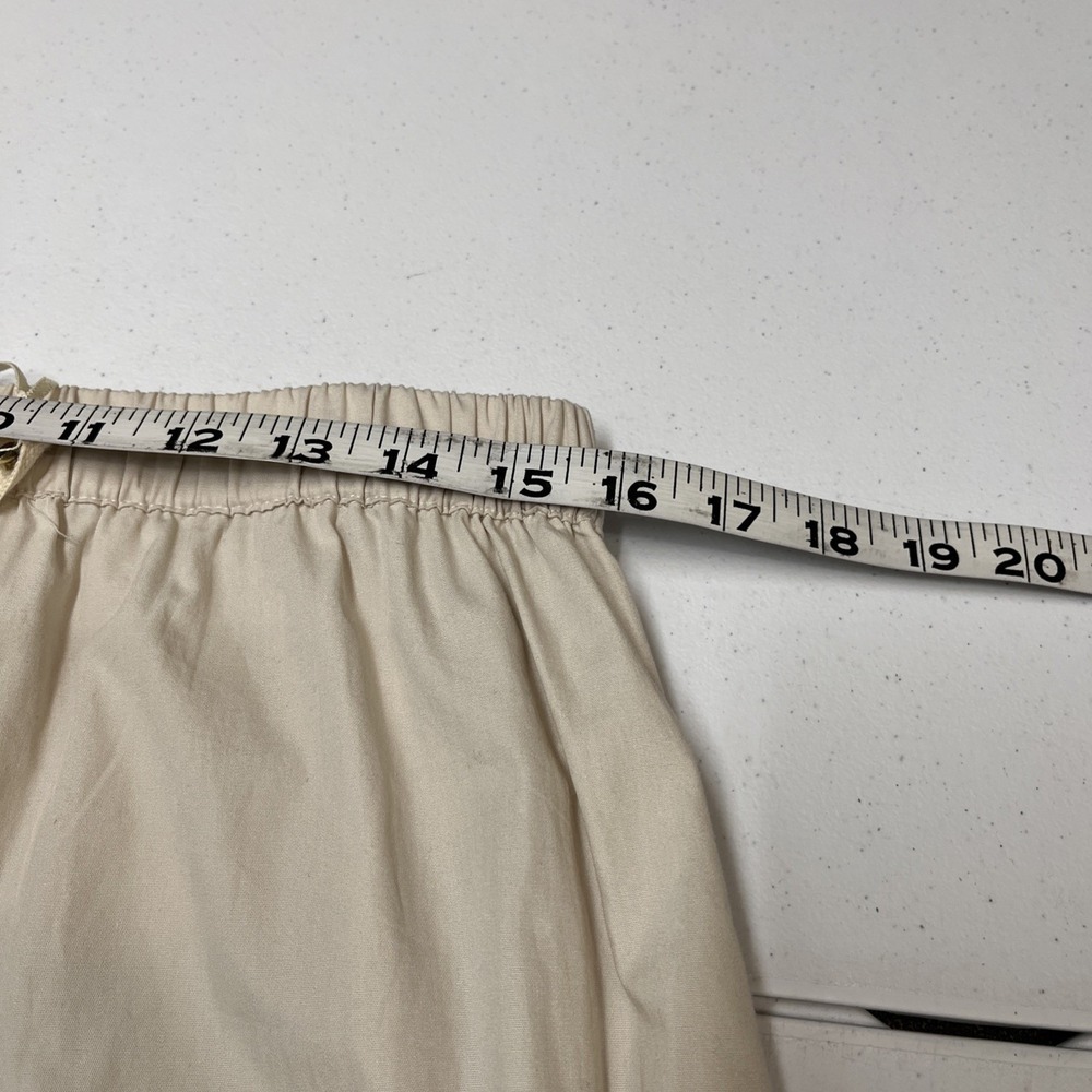 Laffaire Skirt Tan Maxi Bold Floral Embroidered Pull On Size L Artisanal Artsy - Picture 6 of 13